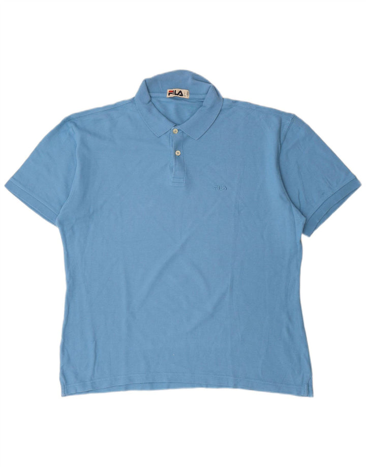 Polo bărbați FILA IT 54 XL Bumbac albastru