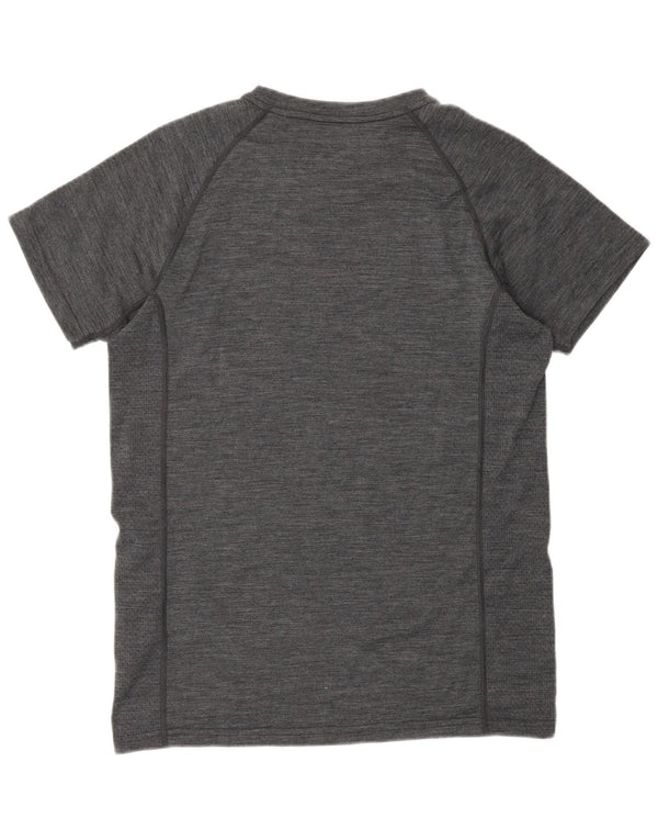 Tricou pentru bărbați Mountain Warehouse Top Mediu Gri din Lână Merinos