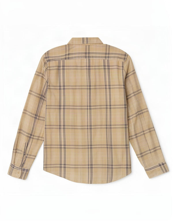 Cămașă pentru bărbați Levi's, carouri galbene medii