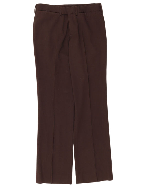 Pantaloni casual drepti pentru bărbați Zara EU 38 Mici L30 L30 Maro Poliester