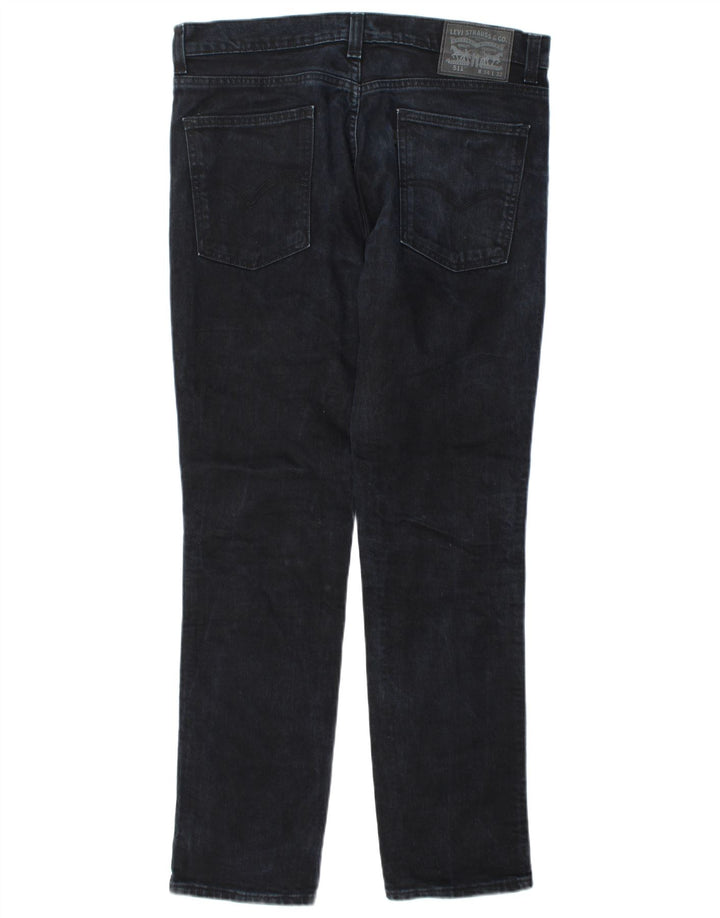 Blugi pentru bărbați Levi's 511 Slim W34 L32 Bumbac bleumarin