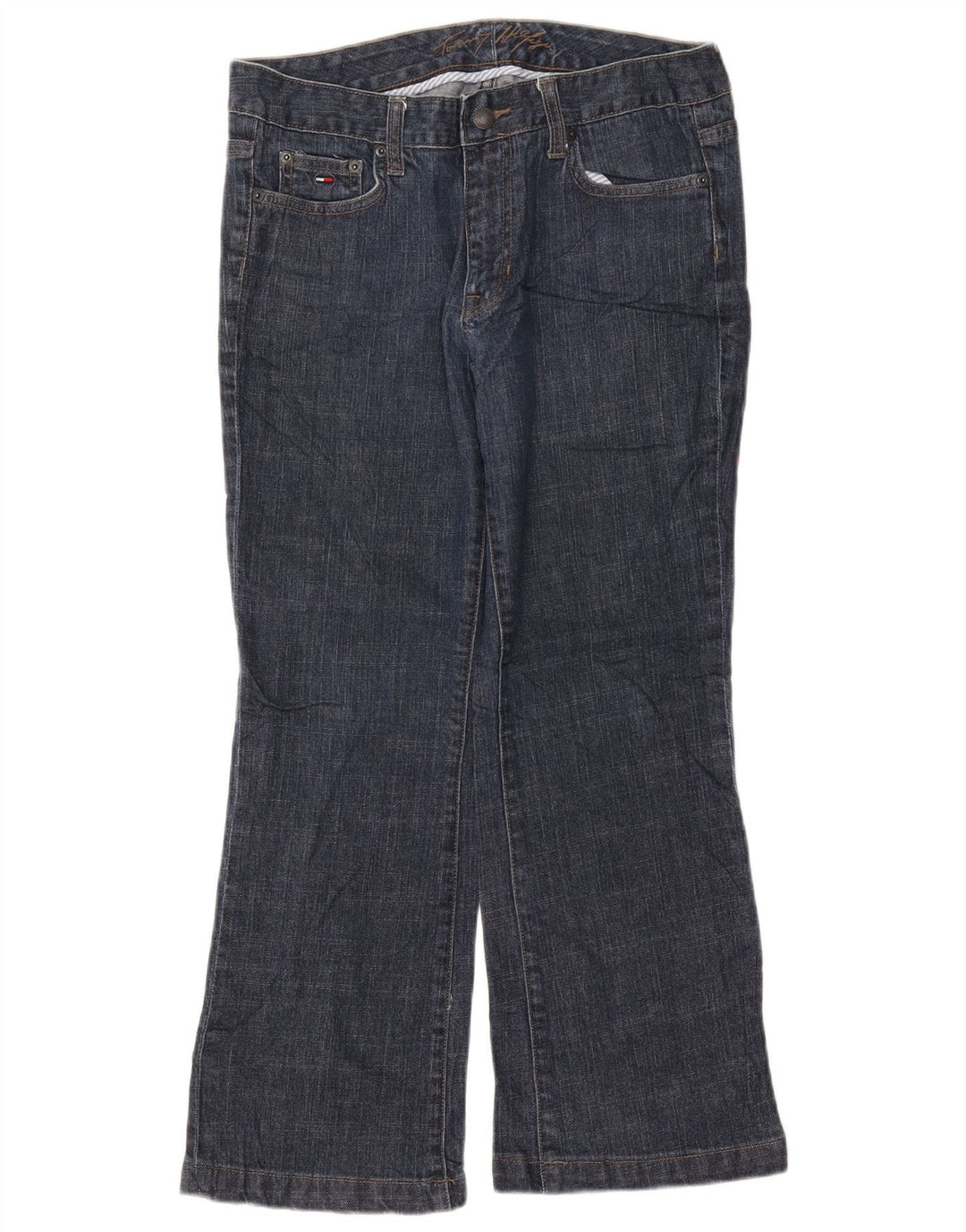 TOMMY HILFIGER Jeans Bootcut pentru femei US 6 Medium W30 L26 Bumbac bleumarin