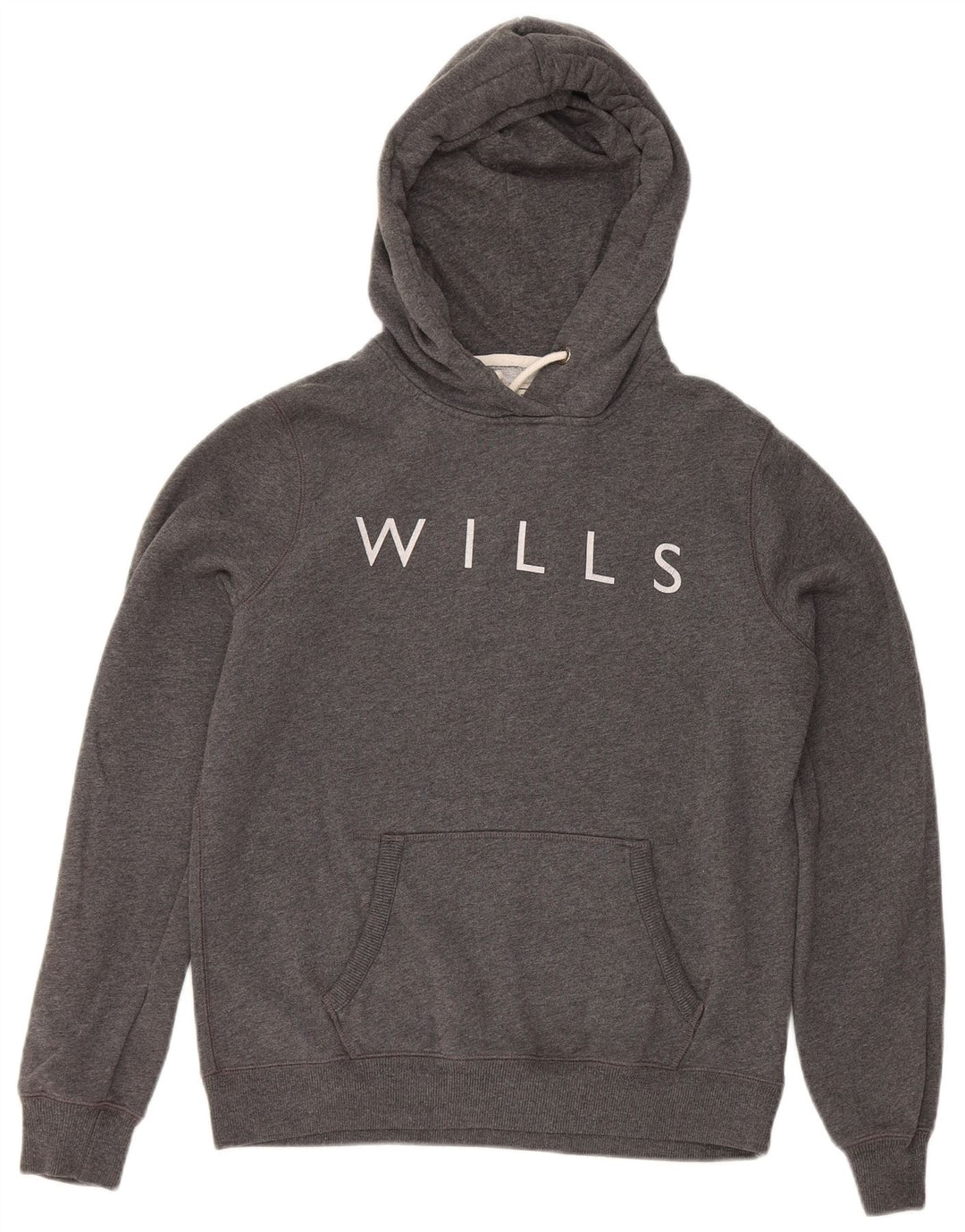 Pulover Jack Wills pentru femei, cu croiala clasică, cu grafică, UK 12, gri mediu