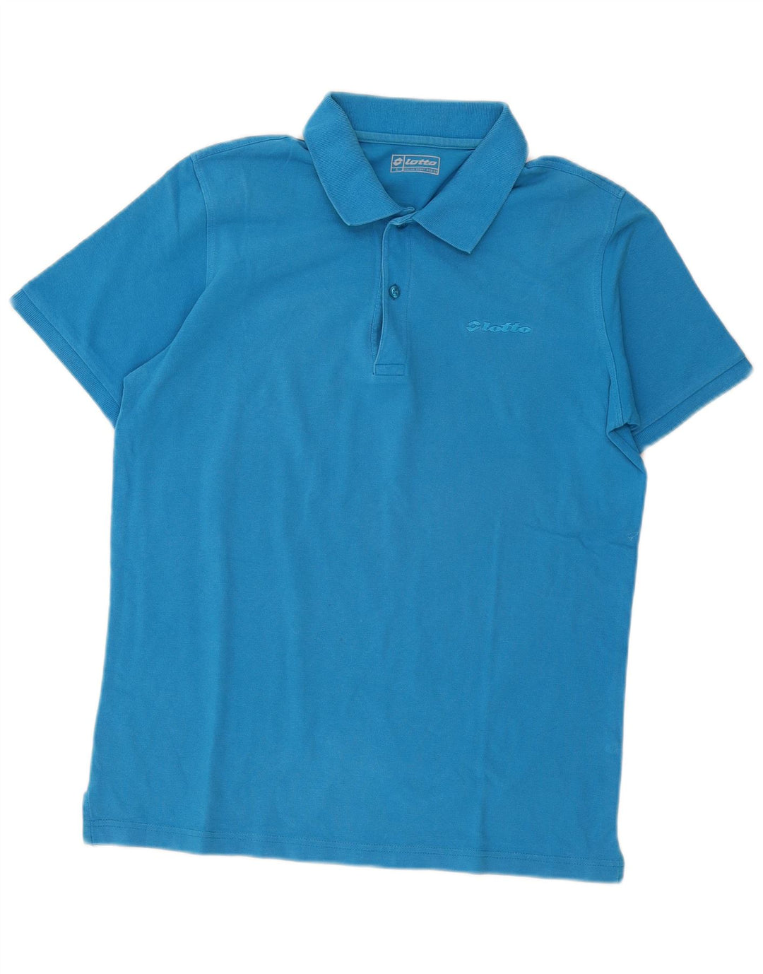 Tricou polo pentru bărbați Lotto, mare, albastru, bumbac