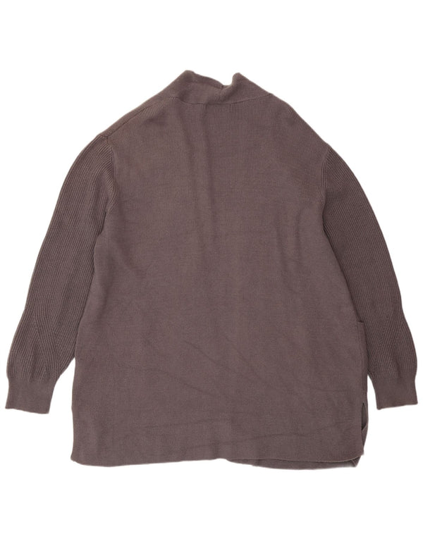 Pulover cardigan deschis pentru femei Marks & Spencer UK 20 2XL Viscoză gri