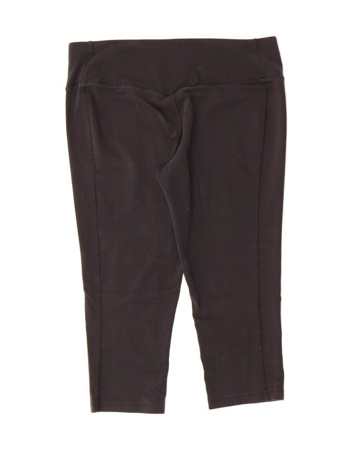 NIKE Womens Dri Fit Capri Leggings UK 14 Large Black Vintage Nike and Second-Hand Nike from Messina Hembry 