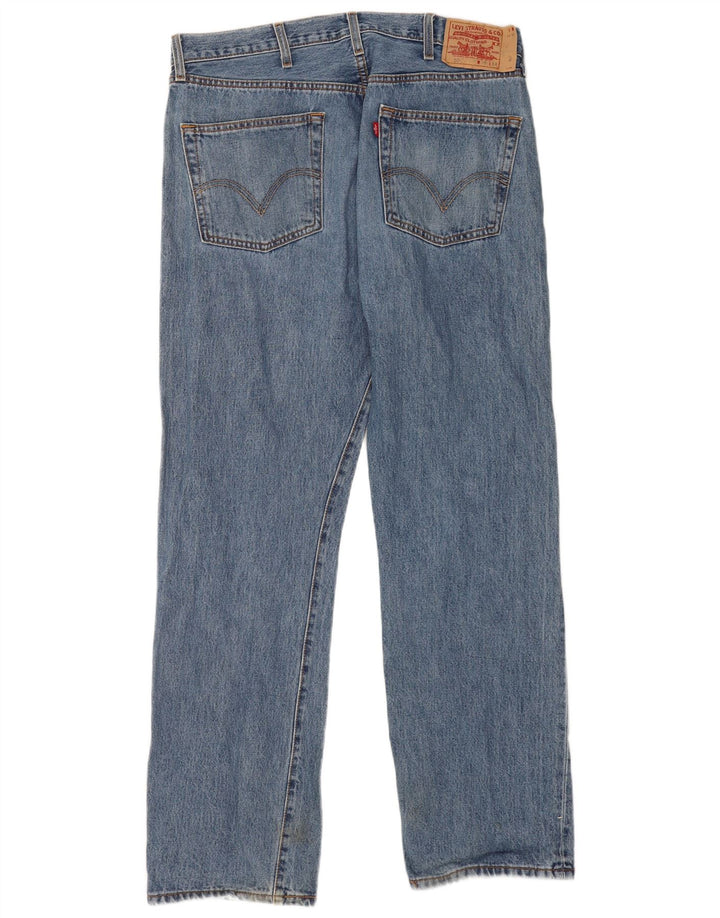 Blugi drepti pentru bărbați Levi's 501 W38 L34 Blue Cotton Classic