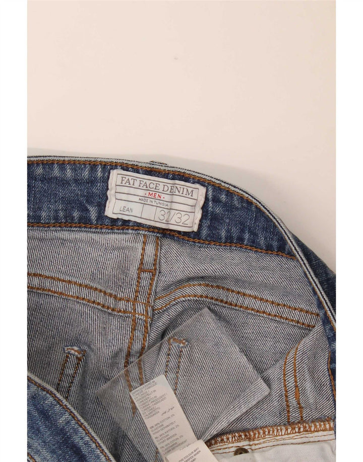 Fat Face Blugi Slim Femei L32 L32 Bumbac Albastru