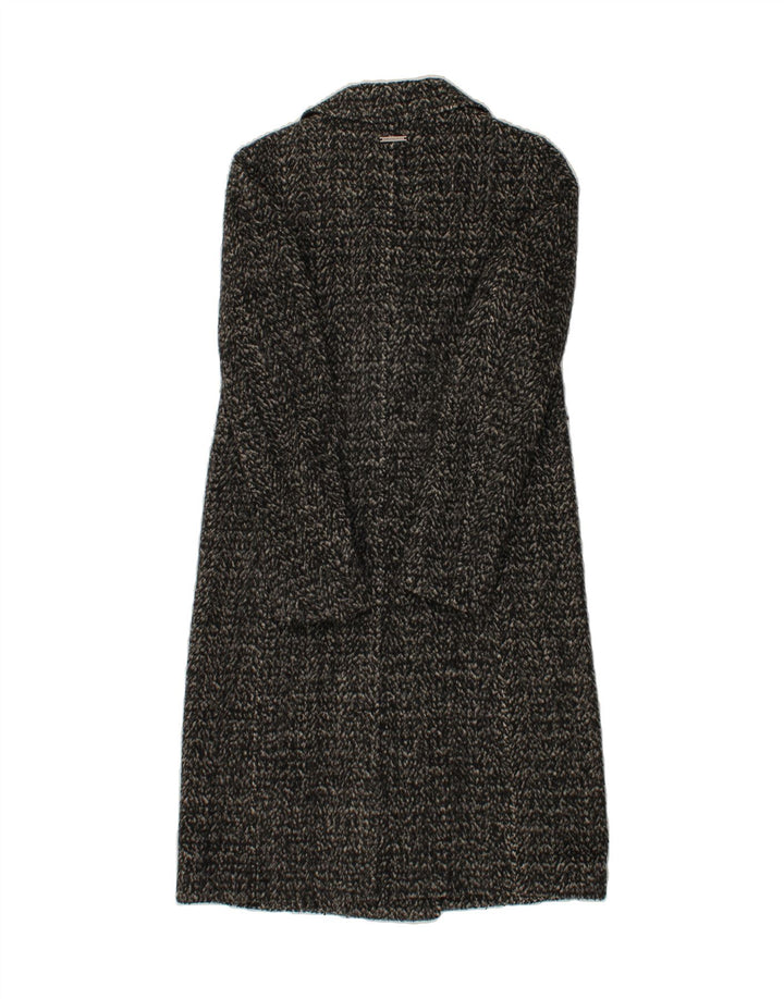 CALVIN KLEIN JEANS Womens Overcoat UK 10 Small Grey Polyester Vintage Calvin Klein Jeans and Second-Hand Calvin Klein Jeans from Messina Hembry 