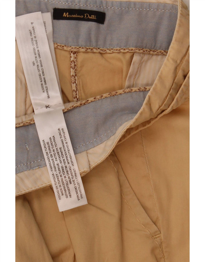 Massimo Dutti Pantaloni tăiați pentru femei EU 40 Medium W30 L25 Bej