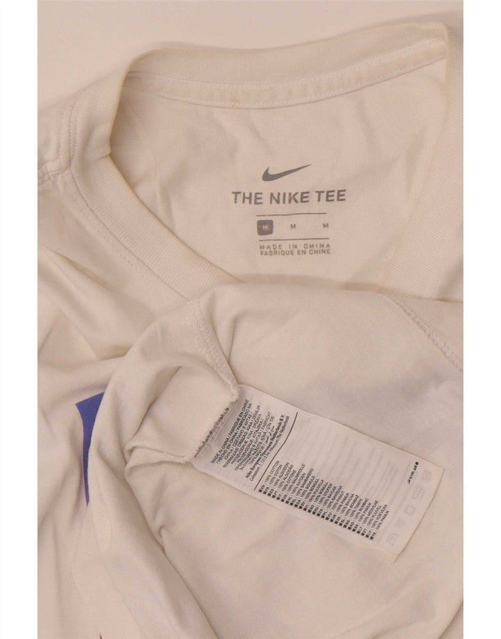 Tricou grafic pentru bărbați Nike Top Medium White Bumbac