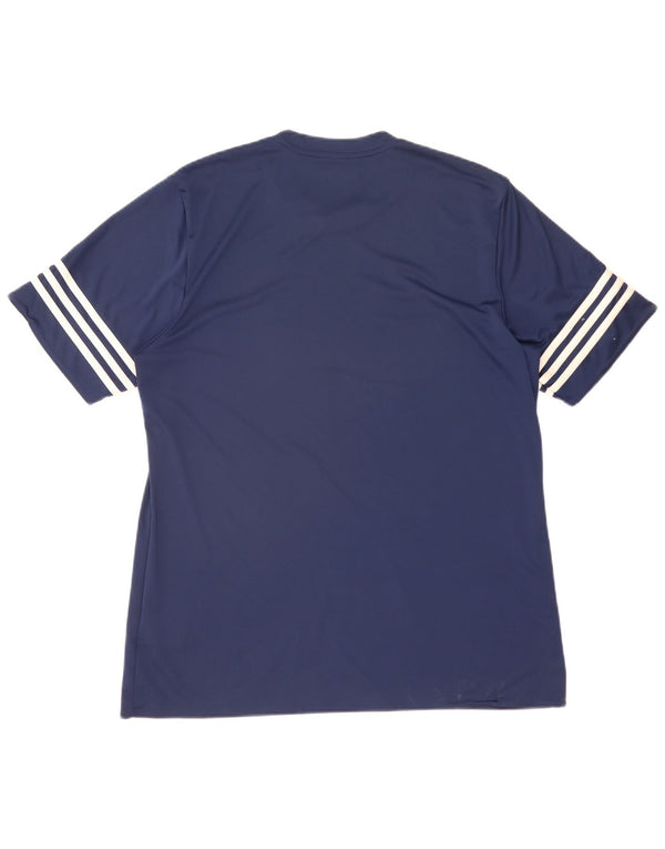 Tricou Adidas Climalite pentru bărbați Top XL Bleumarin Poliester