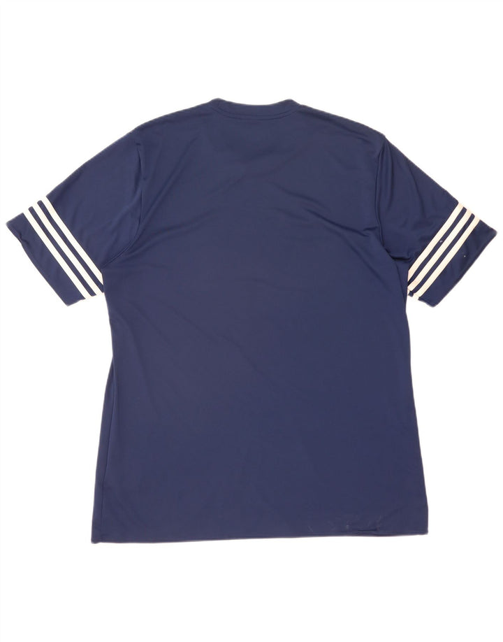 Tricou Adidas Climalite pentru bărbați Top XL Bleumarin Poliester