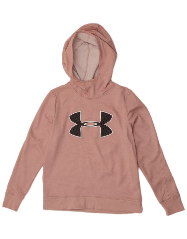 Pulover Under Armour Cold Gear Graphic pentru femei, UK 10, roz mic