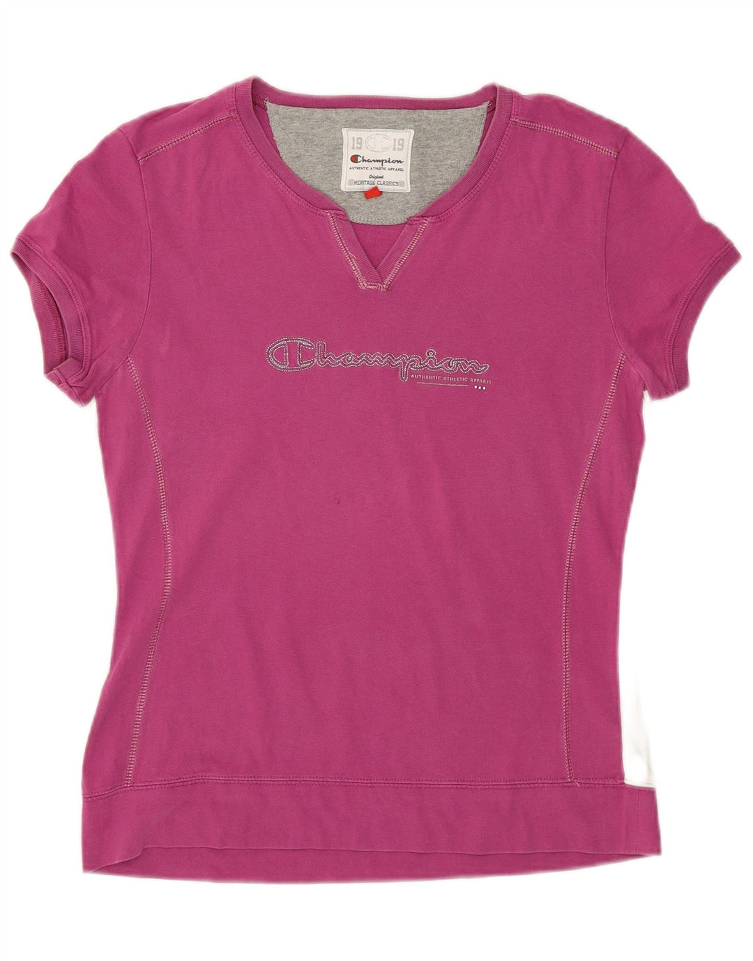 Tricou grafic CHAMPION pentru femei Top UK 12 Medium Pink