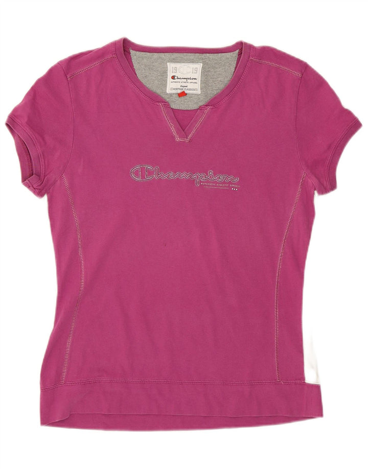 Tricou grafic CHAMPION pentru femei Top UK 12 Medium Pink