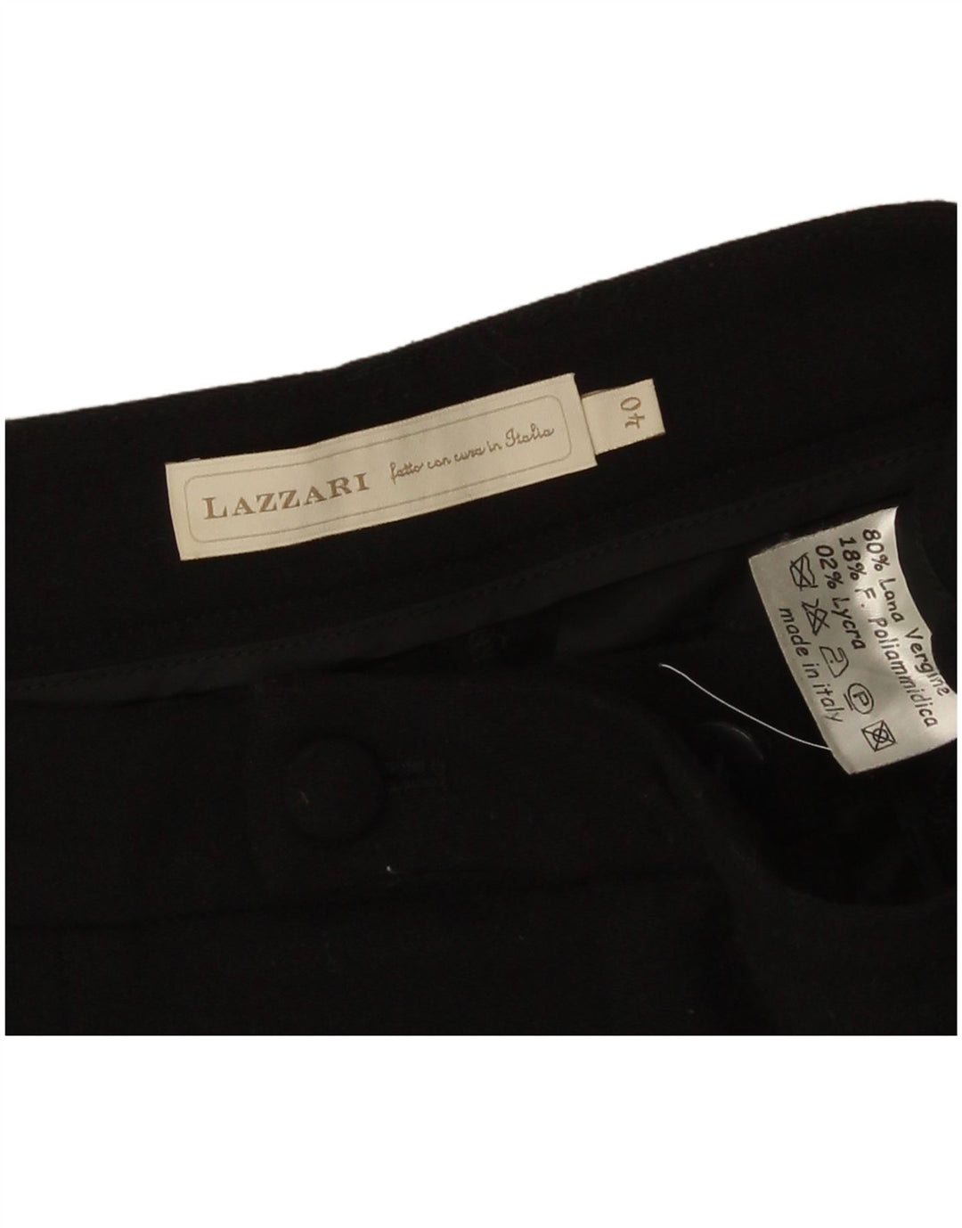 Pantaloni scurti casual pentru femei Lazzari EU 40 Medium W28 Lână virgină neagră