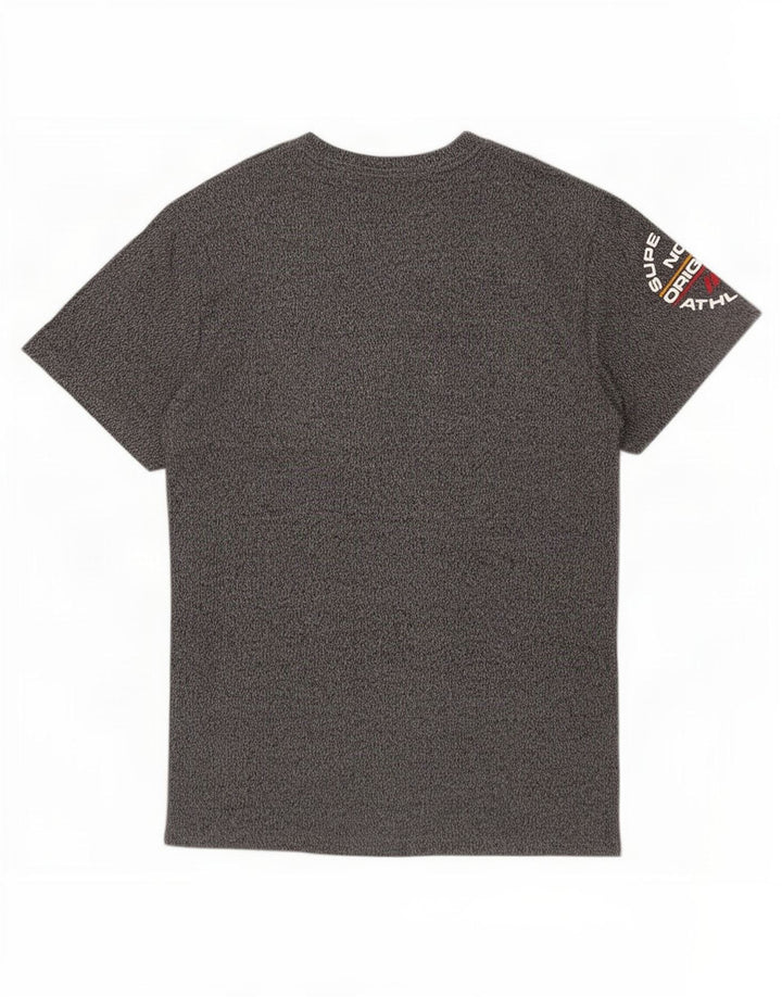 Tricou grafic pentru bărbați Superdry Top mare gri Colorblock