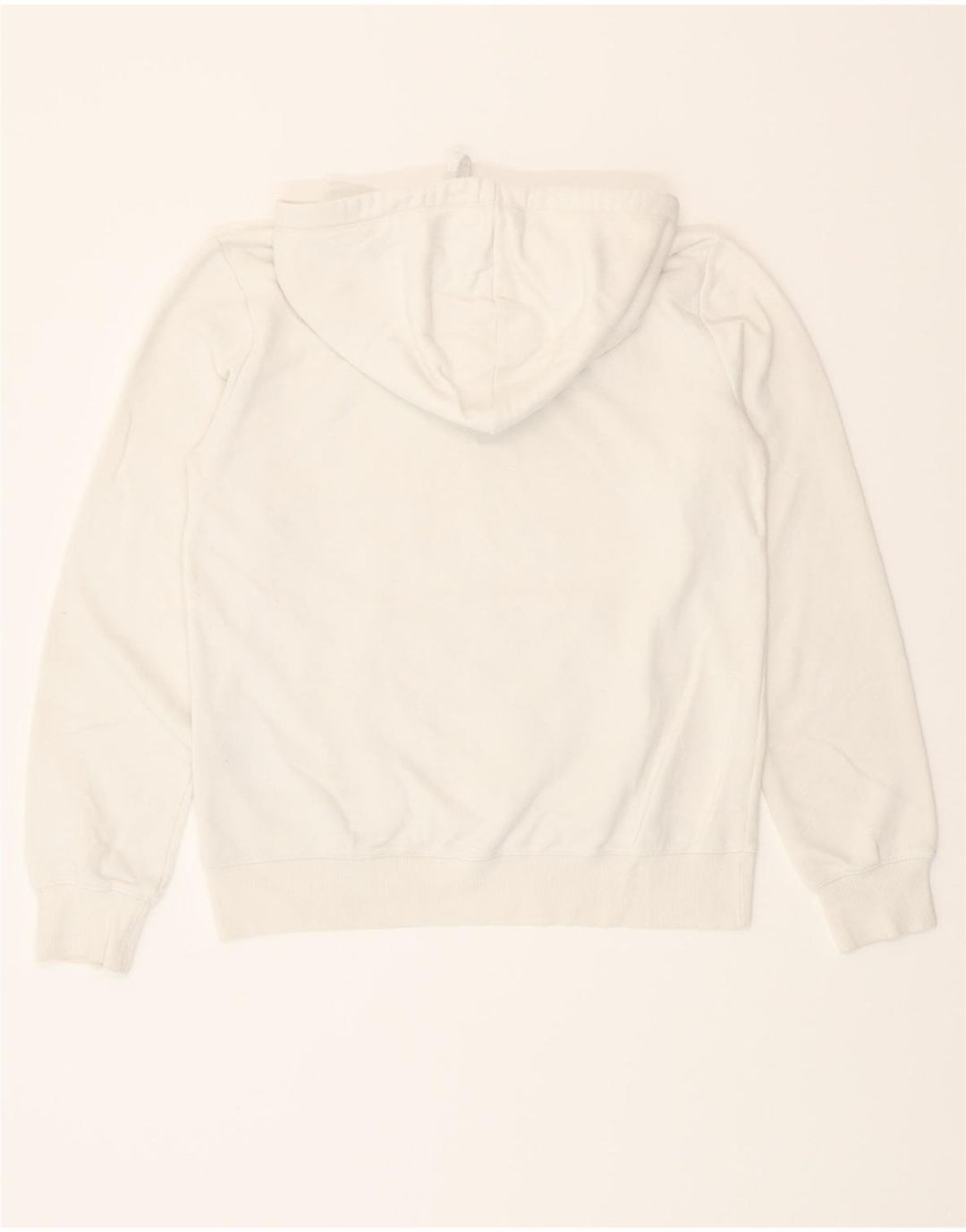 CHAMPION Womens Hoodie Jumper UK 14 Medium White Cotton Vintage Champion and Second-Hand Champion from Messina Hembry 