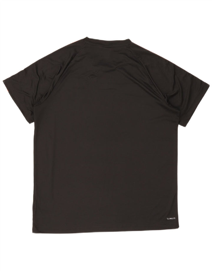 Tricou Adidas Climalite pentru bărbați Top XL Poliester negru