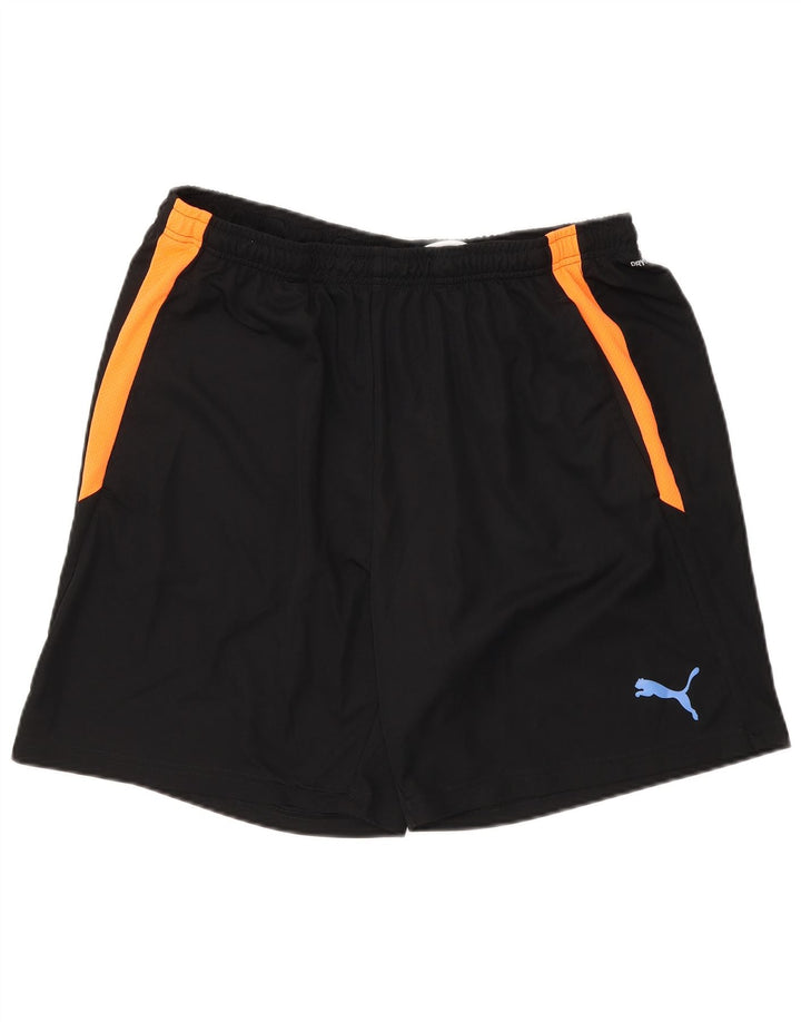 Pantaloni scurți sport Puma pentru bărbați XL, negru, poliester color bloc