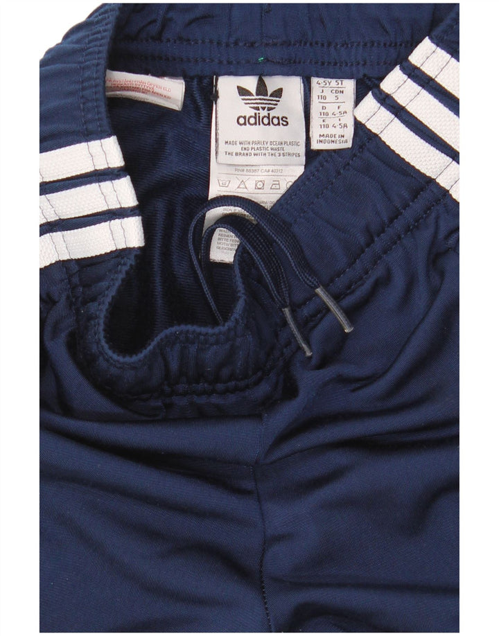 ADIDAS Băieți Pantaloni Trening Pantaloni Joggeri 4-5 Ani Bleumarin Poliester