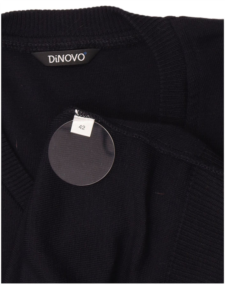 Pulover Vintage pentru femei cu decolteu în V IT 42 Medium Bleumarin