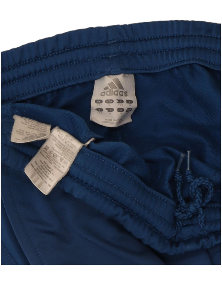 Pantaloni de trening Adidas pentru bărbați Joggeri, poliester albastru mediu
