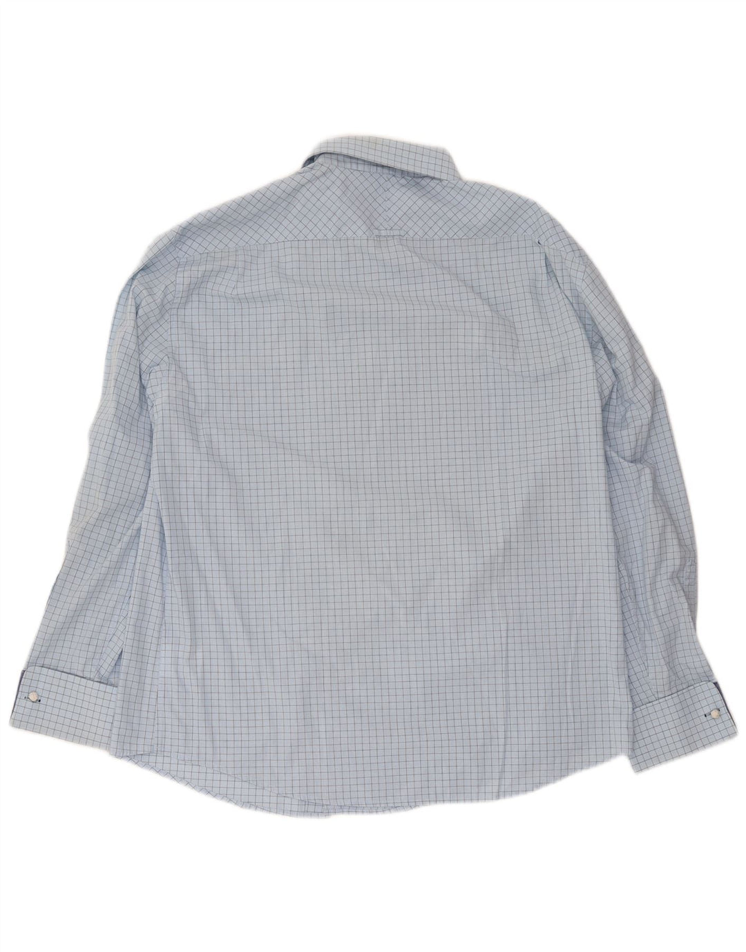 Cămașă formală pentru bărbați Ben Sherman XL, bumbac cu carouri albastre