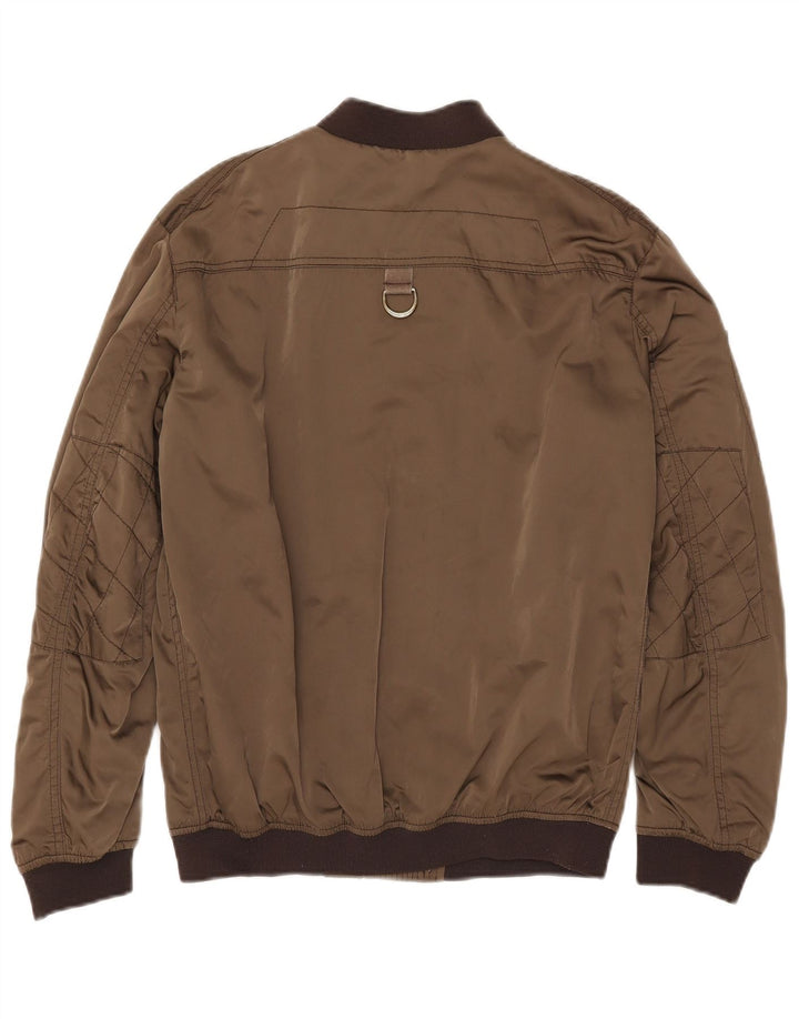 Bomber pentru femei Zara UK 10 Small Kaki Poliester