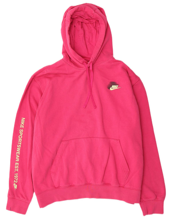 Pulover Nike Grafic pentru bărbați, XL, bumbac, roz
