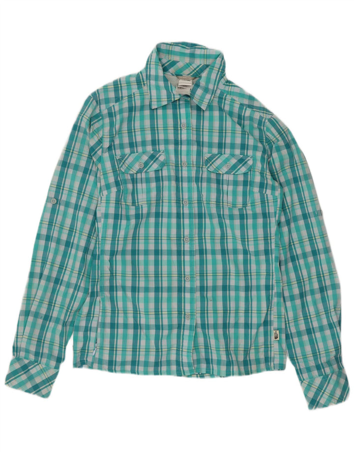 Cămașă The North Face pentru femei UK 10 Small Green Check Nylon