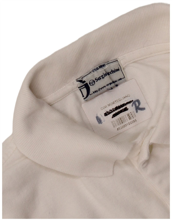 Tricou polo Sergio Tacchini pentru bărbați, alb mediu