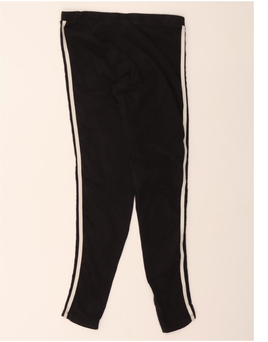 ADIDAS Womens Leggings UK 14 Medium  Black Cotton Vintage Adidas and Second-Hand Adidas from Messina Hembry 