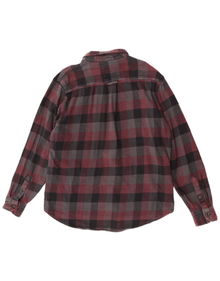 Cămașă de flanel pentru bărbați Orvis XL, bumbac cu carouri multicolore