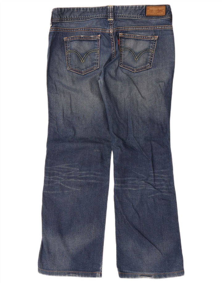 Blugi Levi's Eve Straight pentru femei W34 L27 Albastru