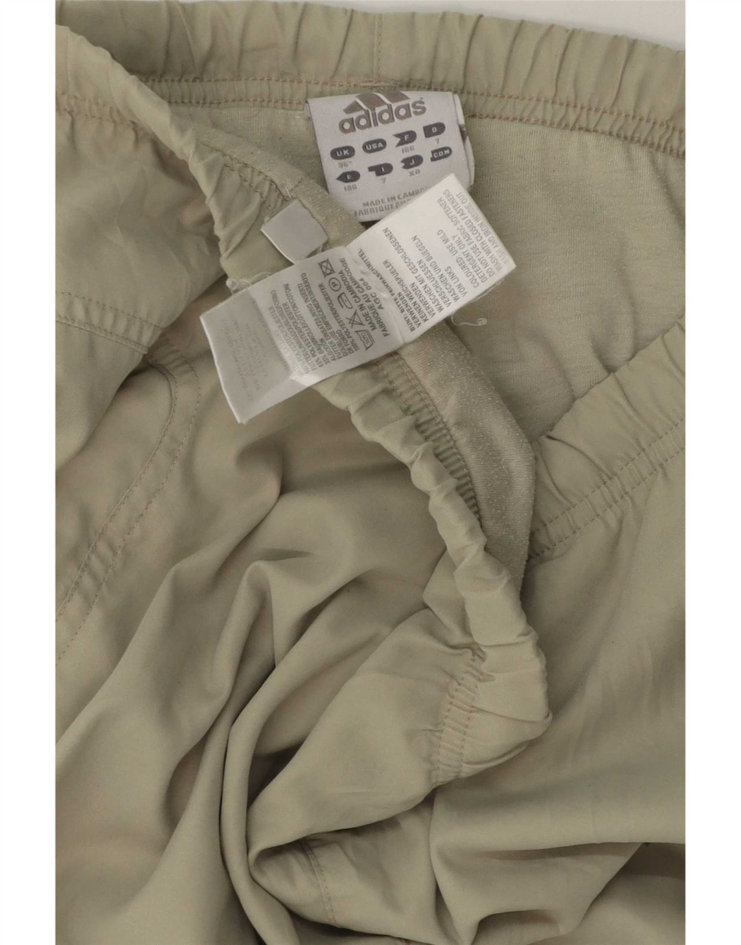 Pantaloni de trening Adidas pentru bărbați, mari, kaki, poliester