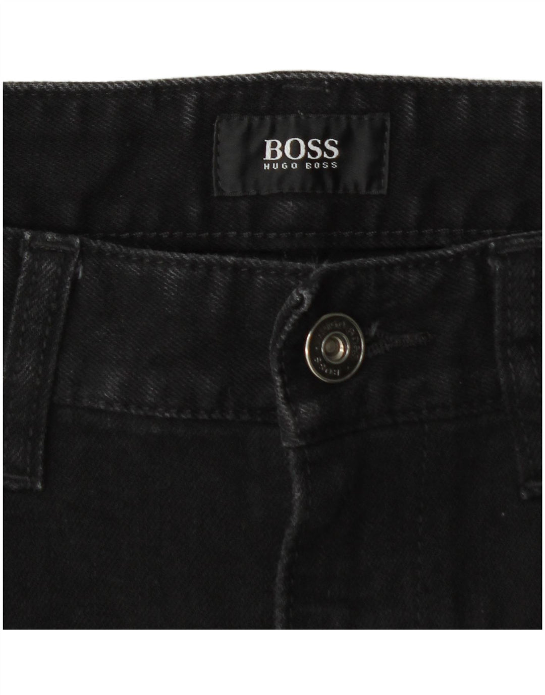 Blugi slim pentru bărbați Hugo Boss W32 L32 bumbac negru