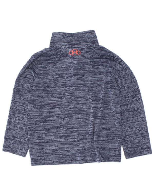 Under Armour pentru fetițe, cu fermoar 1/4, cu mânecă lungă, 18-24 luni, albastru pete