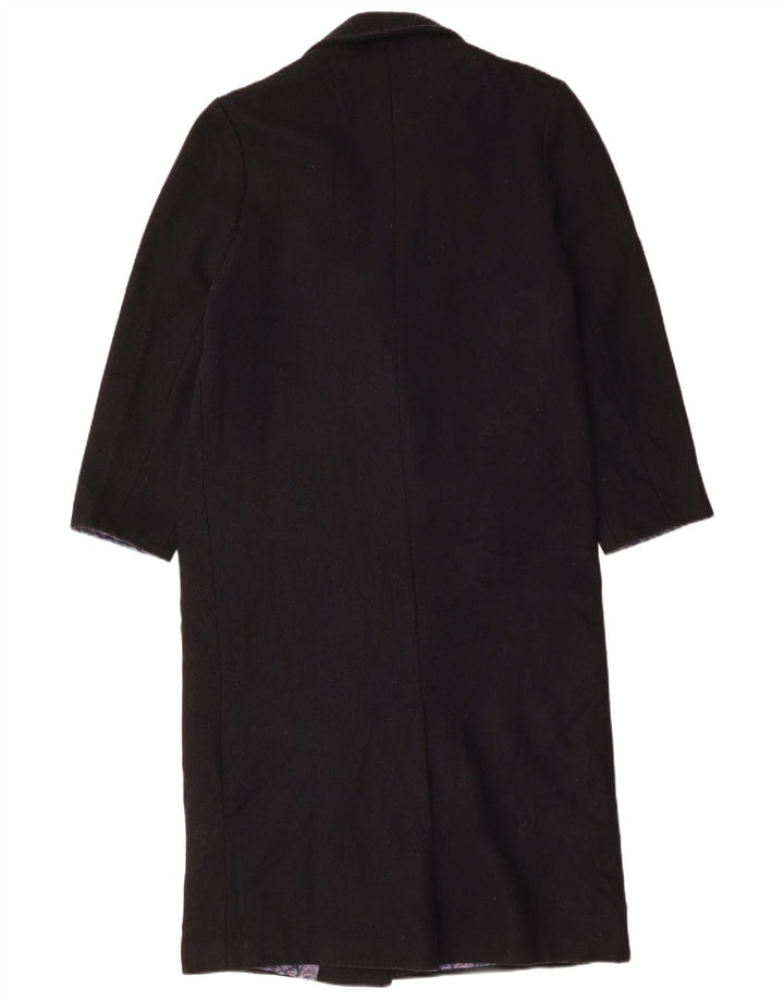 Palton dublu pentru femei Topshop UK 10 mic din lână bleumarin