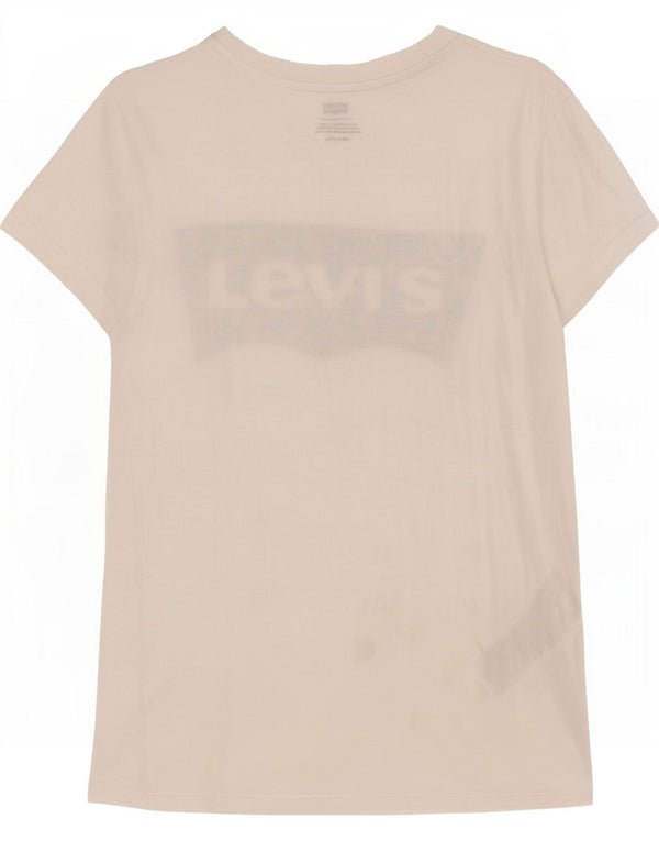 Tricou grafic Levi's pentru femei Top UK 6 XS Bumbac alb
