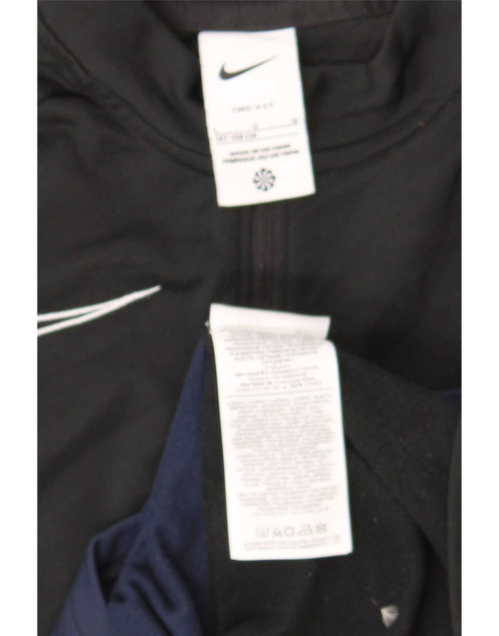 Trening pentru băieți Dri Fit Pullover Top 12-13 ani mare negru