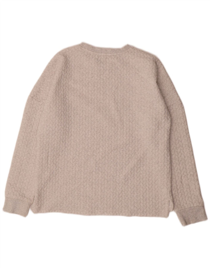 Hanorac pentru femei Animal, cu croiala lejeră, pulover UK 10, mic Poliester alb