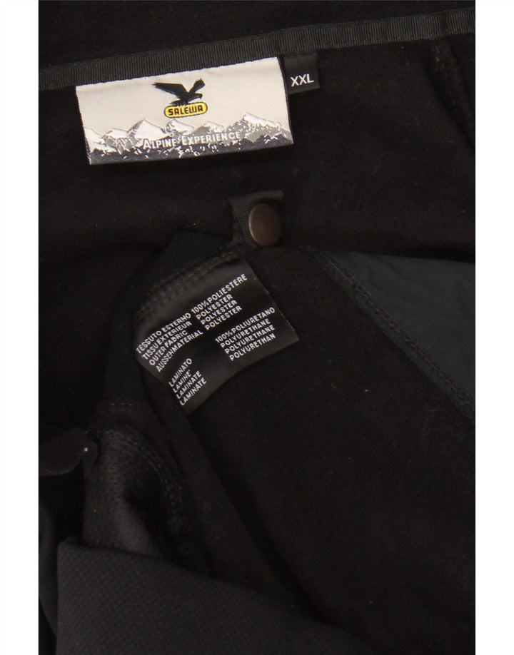 Jachetă de trening pentru bărbați SALEWA, poliester negru 2XL