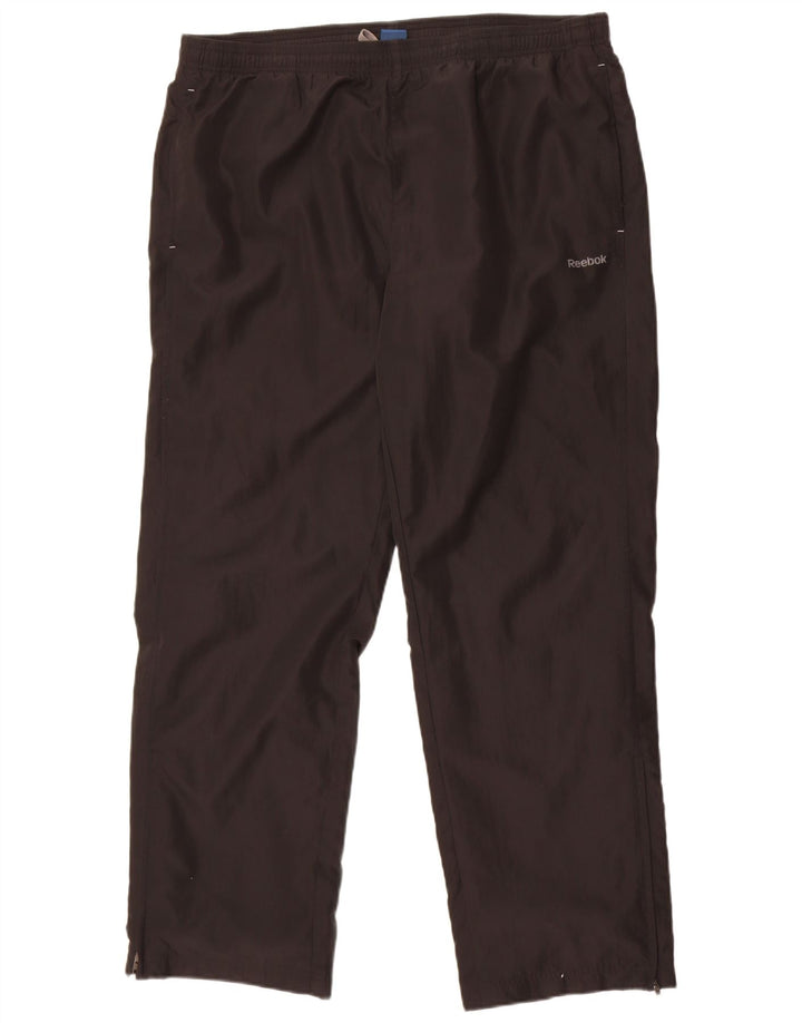 Pantaloni de trening Reebok pentru bărbați XL, poliester negru