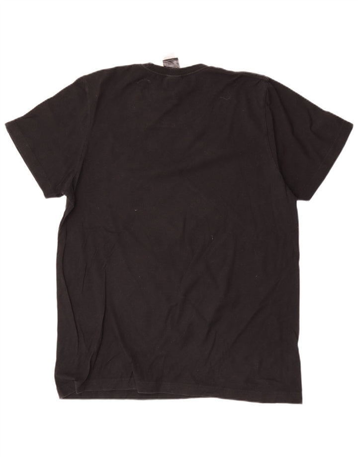 Tricou grafic Adidas pentru bărbați Top mediu negru bumbac