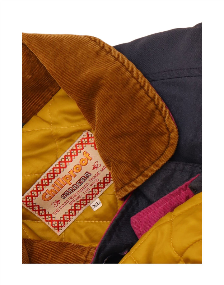 Jachetă de vânt pentru bărbați Carrera UK 42 XL bleumarin din poliamidă color bloc