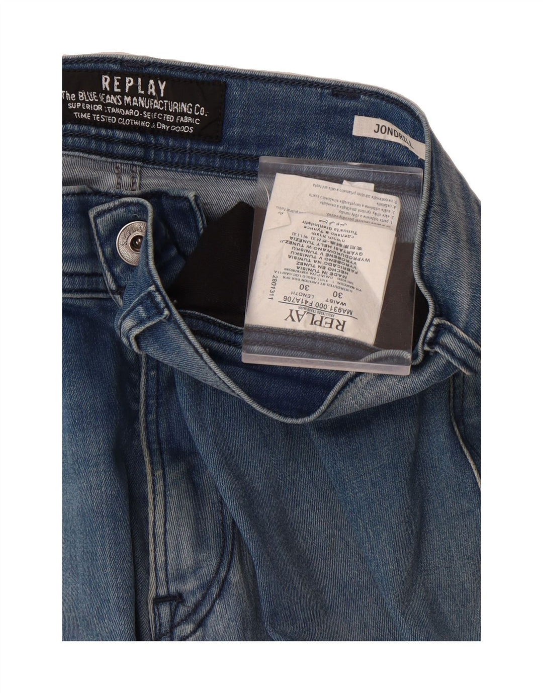 REPLAY Womens Jondrill Slim Jeans W30 L30 Blue Cotton Vintage Replay and Second-Hand Replay from Messina Hembry 