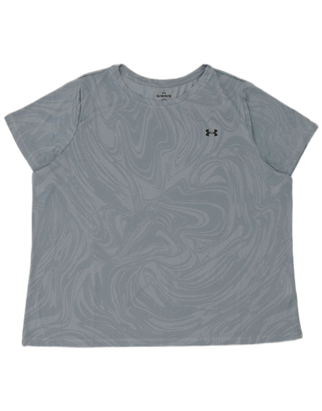 Tricou Under Armour pentru femei Top 2XL Blue Geometric Poliester