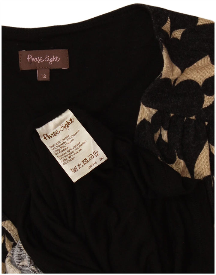 Rochie teacă cu model abstract pentru femei Phase Eight UK 12 Medium Black